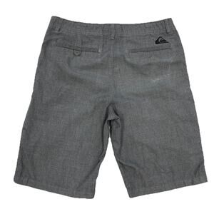 Quiksilver Men’s Shorts 36x12 Gray Flat Front Casual Chino Walk Shorts